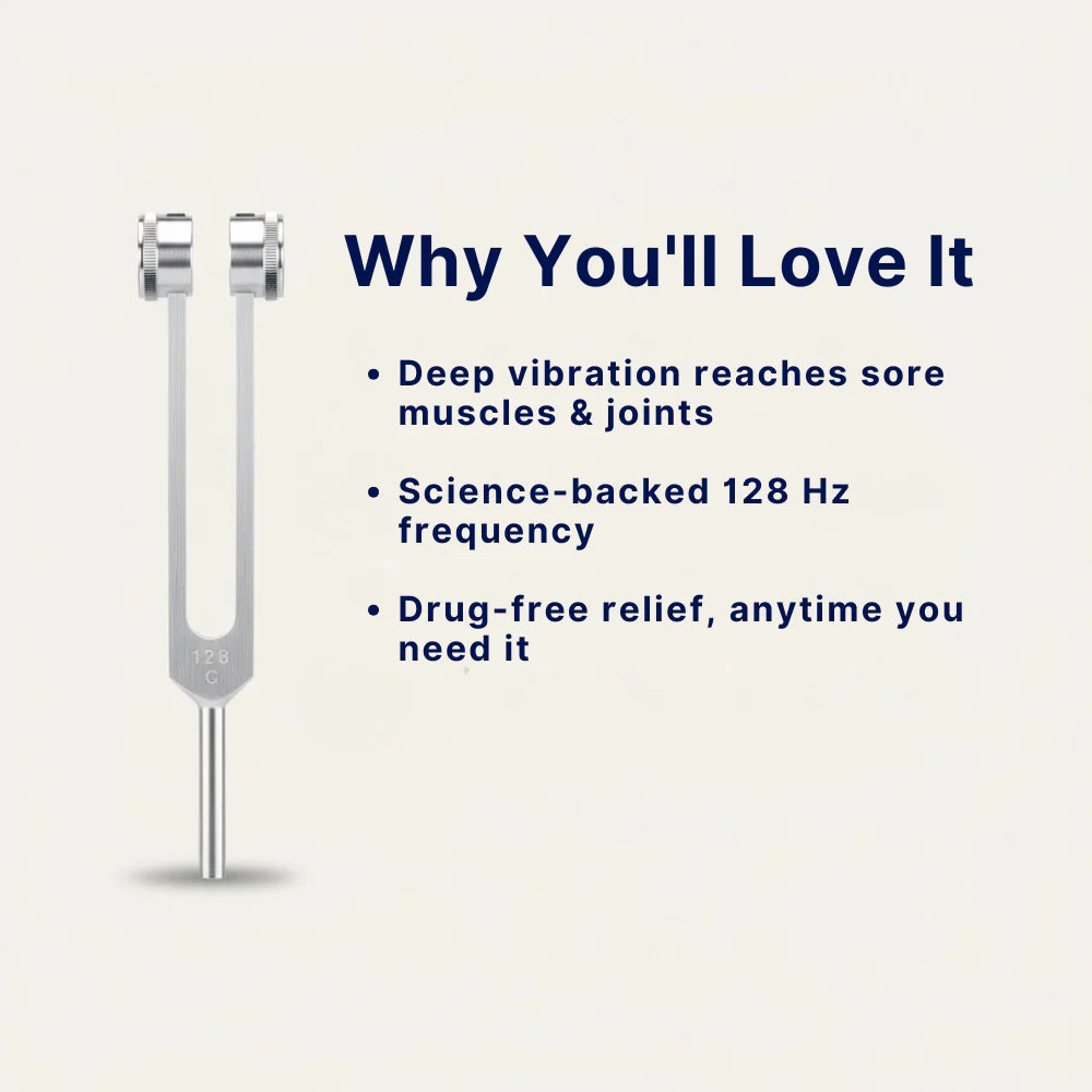 Lune™ Healing Fork - The 128Hz Therapy Instrument
