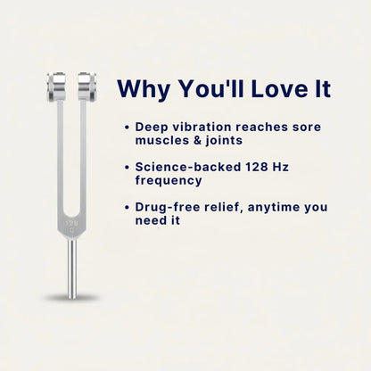 Lune™ Healing Fork - The 128Hz Therapy Instrument