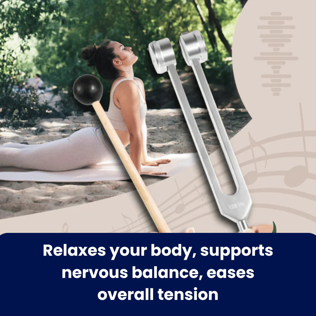 Lune™ Healing Fork - The 128Hz Therapy Instrument