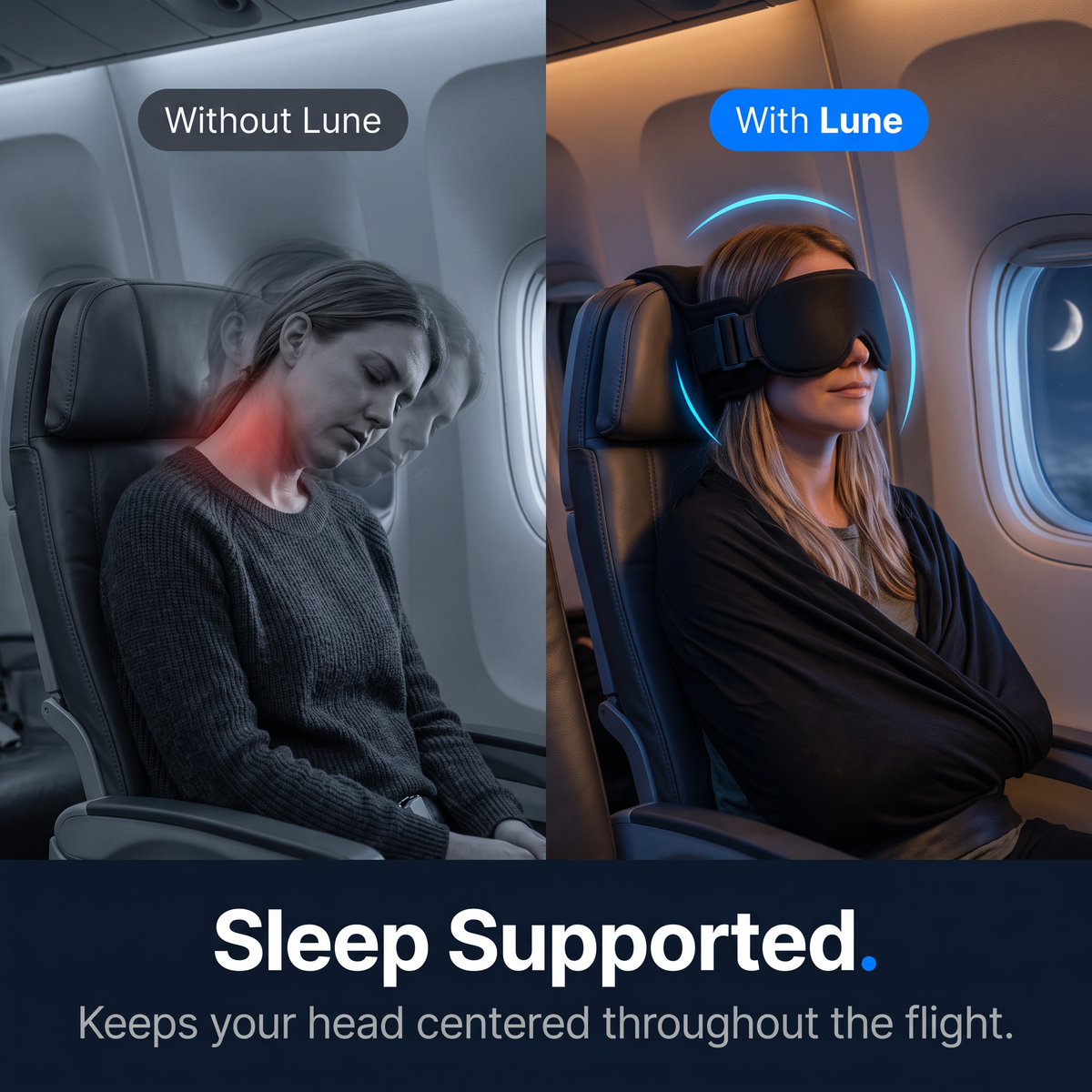 Lune - 3-in-1 Travel Sleep Set